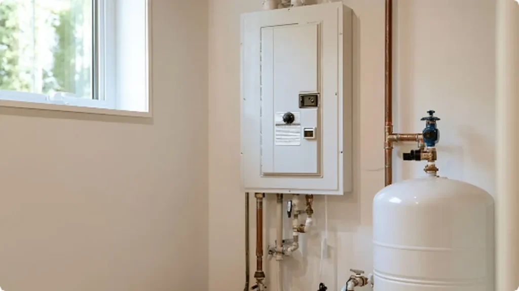 Residential well pump control box and pressure tank